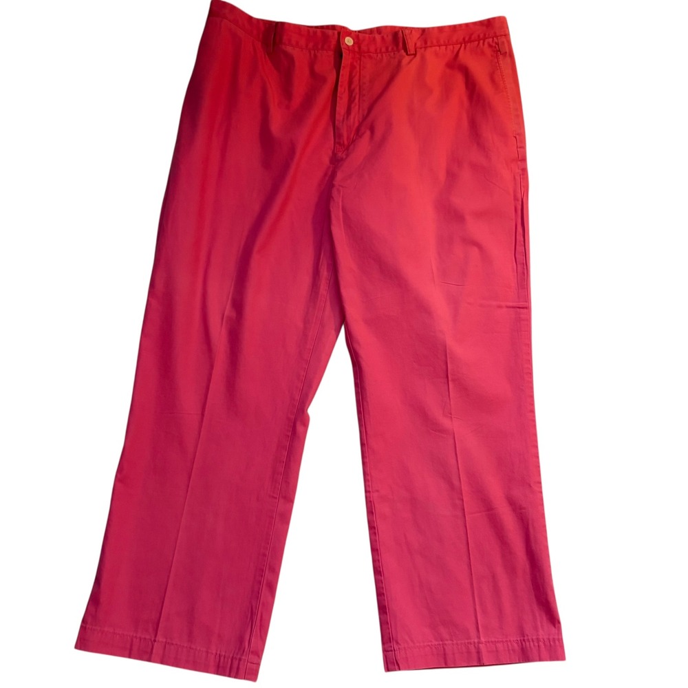 Vineyard Vines Breaker Pants Cotton Casual Coral Pink Nantucket Red Mens 42x30 - Picture 3 of 8